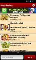 Salad Recipes Free capture d'écran 1
