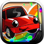 Race Car Coloring Game icône