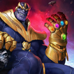 Real Futuro Superhero Rua luta- Thanos Batalha