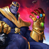 Real Future Superheld-Straße-Kampf Thanos Schlacht Zeichen