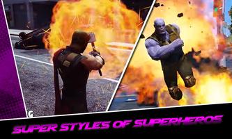 Infinity Superhero Future Fight: Thor vs. Thanos capture d'écran 3