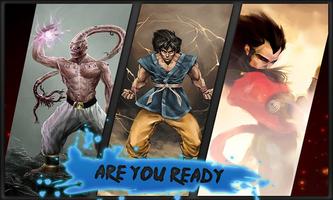 Superstar Saiyan Goku Fighting: Superhero Battle पोस्टर