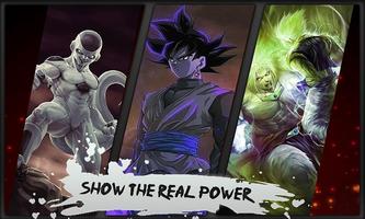 Superstar Saiyan Goku Fighting: Superhero Battle syot layar 1