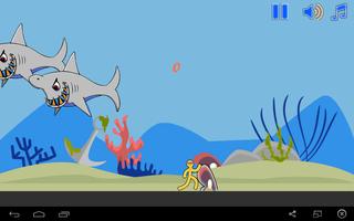 Stickman Underwater Jump ภาพหน้าจอ 2