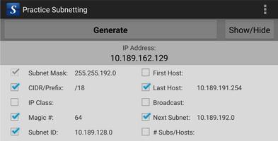 Practice Subnetting capture d'écran 1