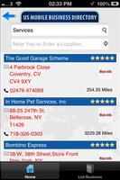 US Mobile Business Directory capture d'écran 2
