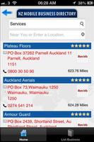 NZ Mobile Business Directory captura de pantalla 2