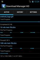 Download Manager HD capture d'écran 1