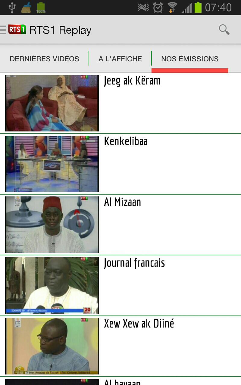 SCARICA RTS SENEGAL