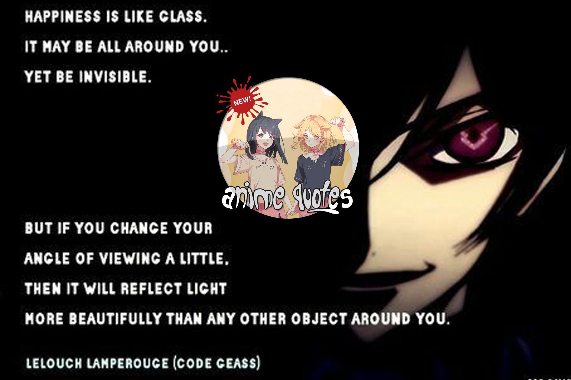 Tải xuống APK Top Anime Quotes cho Android Tải xuống APK Top Anime Quotes cho Android