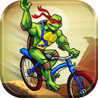 Ninja Turtle Climb Racing - Bike racer 2018 icon