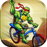 Ninja Turtle Climb Racing - Bike racer 2018 آئیکن