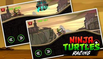 Ninja Turtle Climb Racing - Bike racer 2018 پوسٹر