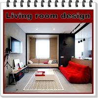 Living room design Affiche
