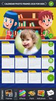 Calendar Photo Frames 2018 for Kids ảnh chụp màn hình 1