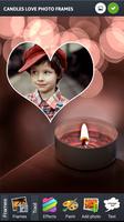 Candles Love Photo Frames Affiche
