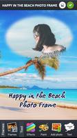 Happy in the Beach Photo Frame penulis hantaran