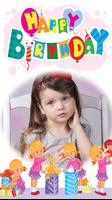 عيد ميلاد الاطفال إطارات الصور للبنات تصوير الشاشة 2