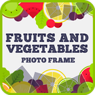 Fruits and Vegetables Photo Frame ikon