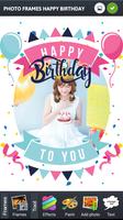 Photo Frames Happy Birthday Affiche