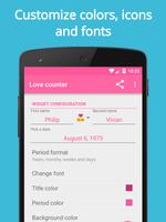 Love Counter Widget ภาพหน้าจอ 1