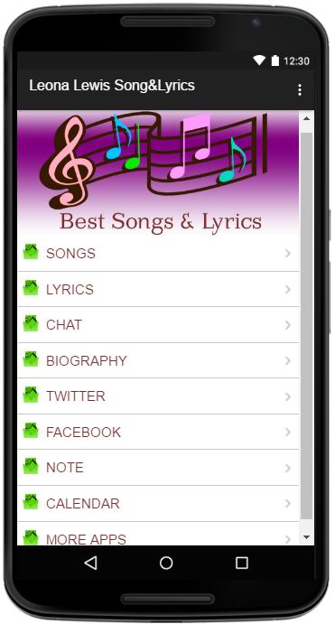 Leona Lewis Song&Lyrics for Android - APK Download