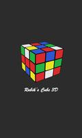 Rubik's Cube 3D Affiche