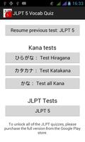 JLPT 5 Vocab Quiz Affiche