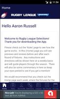 برنامه‌نما Rugby League Selections عکس از صفحه