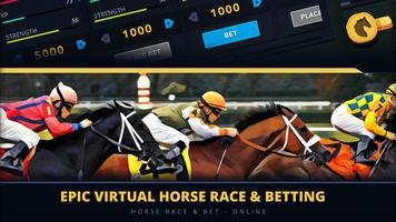 Horse Racing & Betting Game (P Affiche