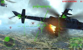Air Mission Gunship Defence Warfare 3D Affiche