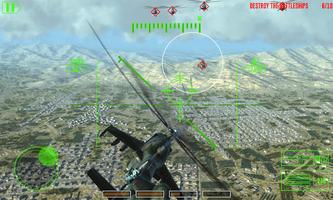 Air Mission Gunship Defence Warfare 3D capture d'écran 3