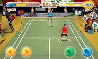 Badminton King 3D Affiche