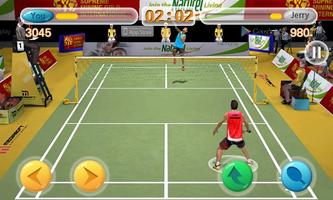 Badminton King 3D capture d'écran 2