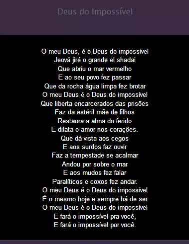 Letras De Músicas Lyrics