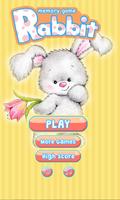 Rabbit Memory Game Affiche