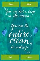Rumi Quote Wallpapers Plakat