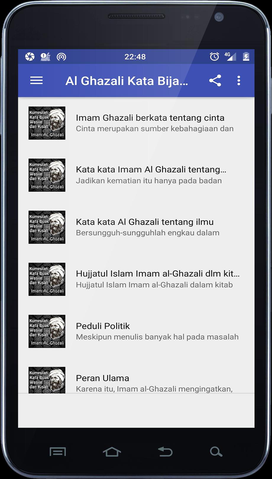 Al Ghazali Kata Bijak Wasiat Dan Kisah Für Android Apk