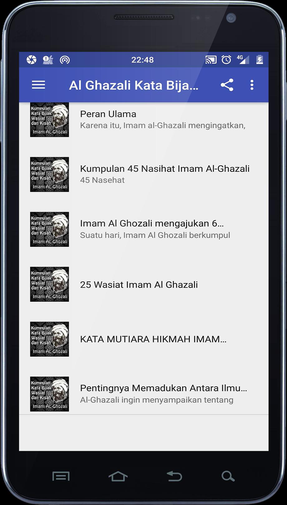 Al Ghazali Kata Bijak Wasiat Dan Kisah For Android Apk Download