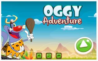 Oggy Adventure Temple Run पोस्टर