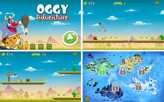 Oggy Adventure Temple Run تصوير الشاشة 1