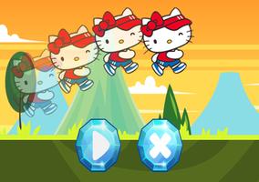 Super Run And Kitty Cat Rush Game Affiche