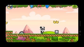 Adventure Forest - Super Panda running on jungle اسکرین شاٹ 2