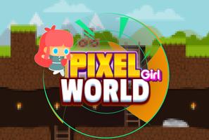 Pixel Worlds Girl Run poster