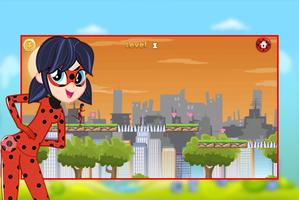 Running Ladybug The hero Chibi スクリーンショット 1