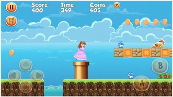 3 Schermata running Princess jungle - Sofia game adventure