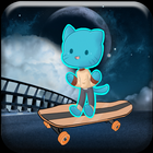 Navyblue Cat Run icono