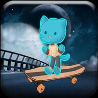 برنامه‌نما Navyblue Cat Run عکس از صفحه