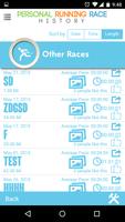 Personal Running Race History 截图 2