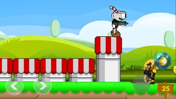 Subway CupHead adventure run syot layar 3